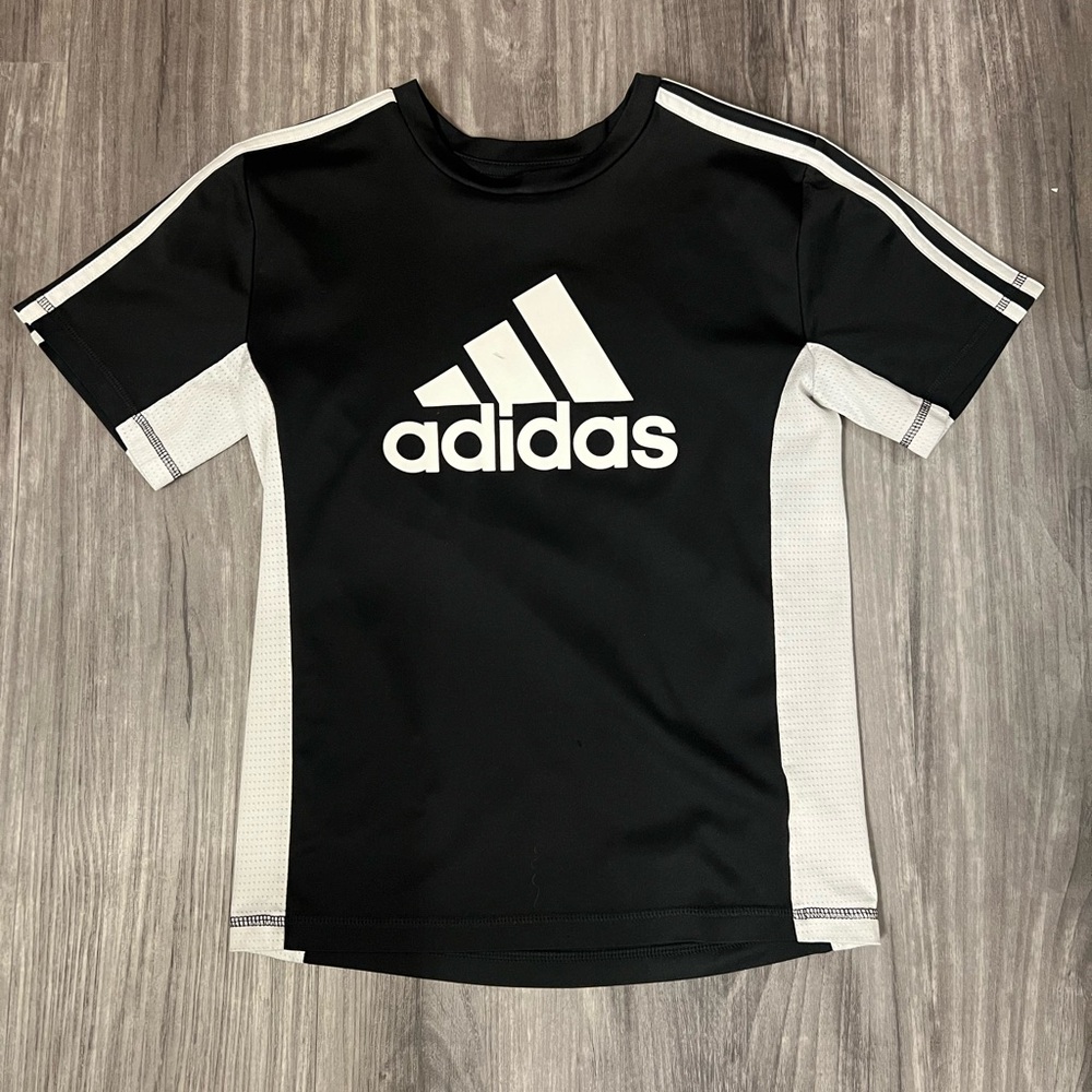 ‼️6/$12‼️ Adidas workout shirt (see pic of mark on front)